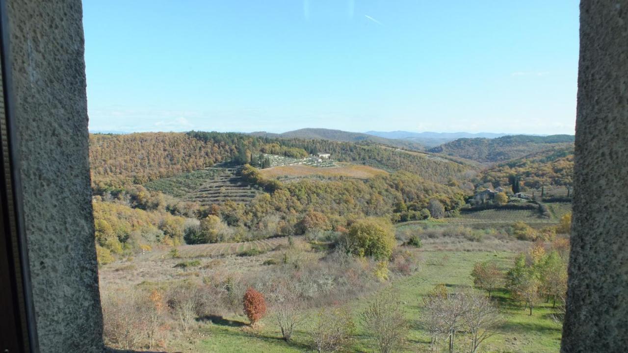 Palazzo Bianciardi Attico Apartment Castellina in Chianti Bagian luar foto