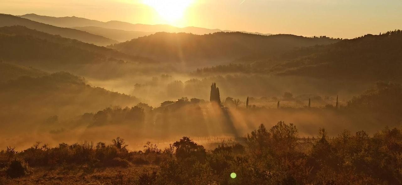 Palazzo Bianciardi Attico Apartment Castellina in Chianti Bagian luar foto