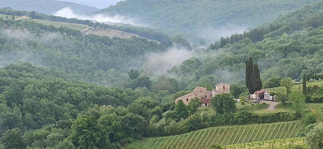 Palazzo Bianciardi Attico Apartment Castellina in Chianti Bagian luar foto